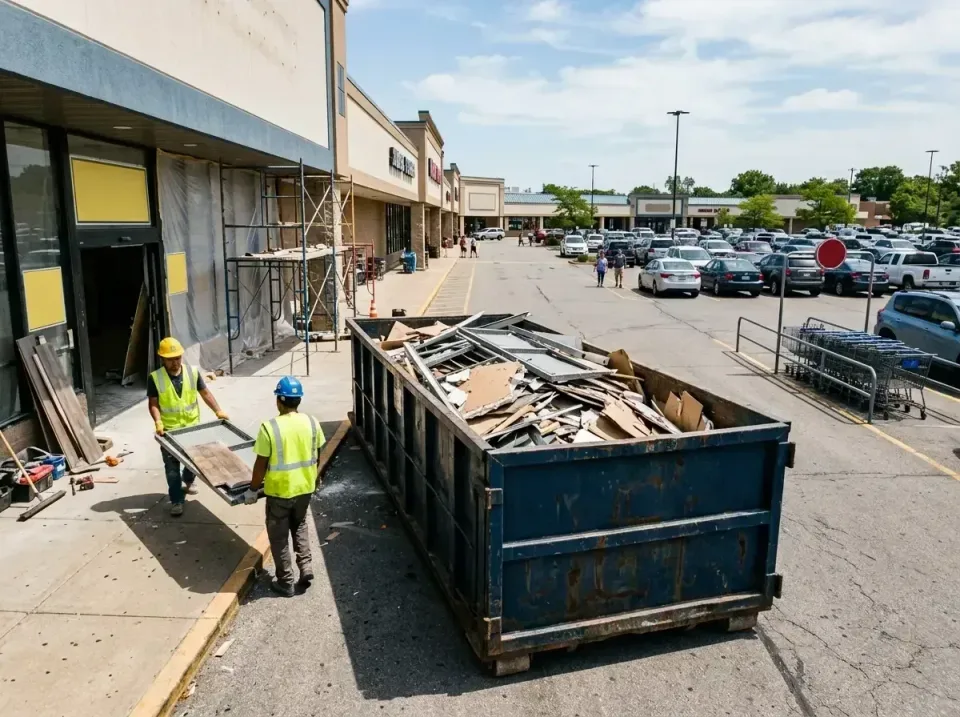 retail-store-renovation-debris-003 — frequently asked questions, Roll-off Dumpster Rentals in Shorewood Forest, IN
